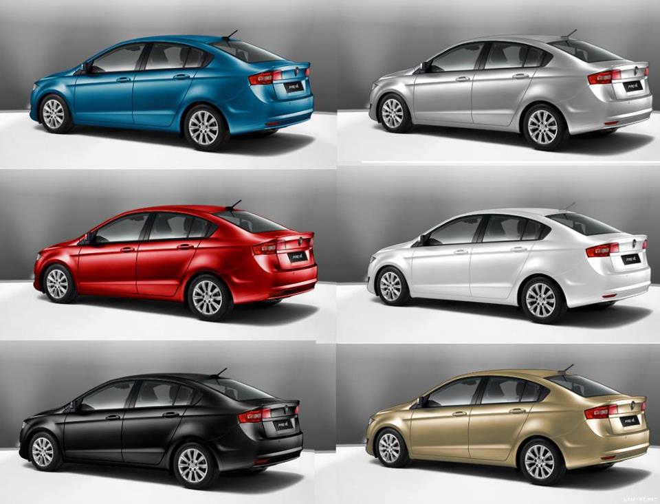 Proton Prevé Body Color Selection - sembang-auto.com